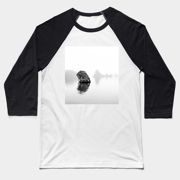 Lonely Rock Baseball T-Shirt by Design A Studios